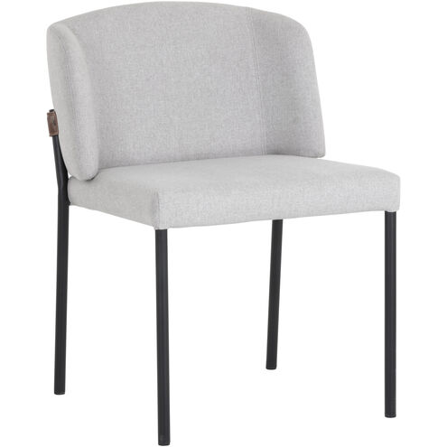 Pearce Light Grey / Bravo Cognac Dining Chair, Set Of 2